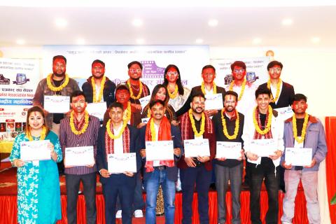 चलचित्र पत्रकार संघमा समीर बलामी अध्यक्ष निर्वाचित