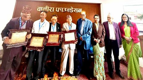 चारजनालाई ‘वानीरा पुरस्कार’