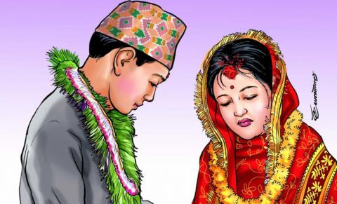 बालविवाह रोक्  मन्दिरमा विवाह गर्दा जन्मदर्ता प्रमाणपत्र अनिवार्य